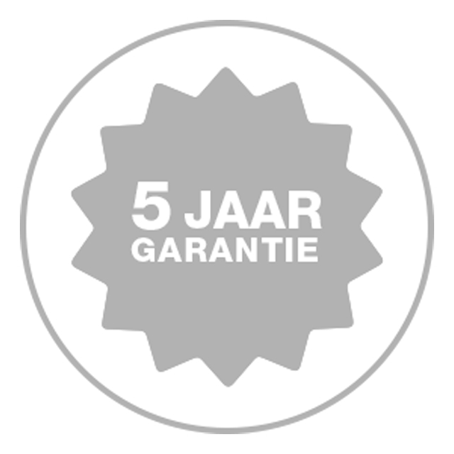 5 jaar garantie op de kussens