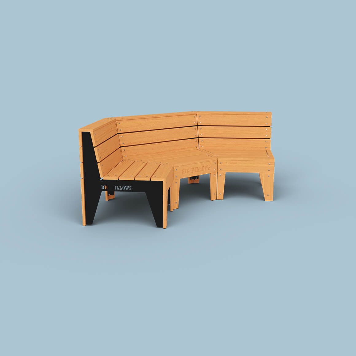 Triple Long Couch
