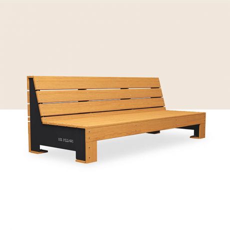 Heavy Wood Couch